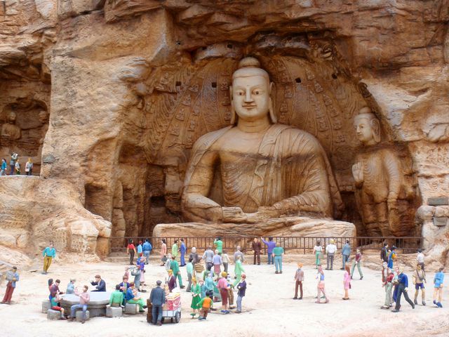 Kiệt tác kiến trúc trong hang động Ngàn Phật nghìn năm tuổi trên Con đường Tơ lụa - 3